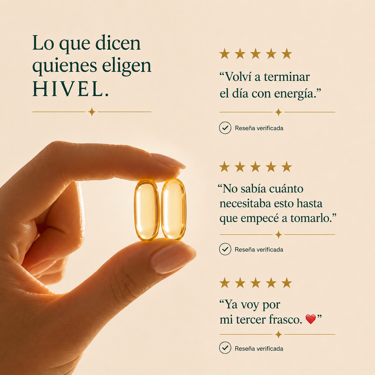 Hivel™ | Volvé a sentir que tu cuerpo te acompaña.